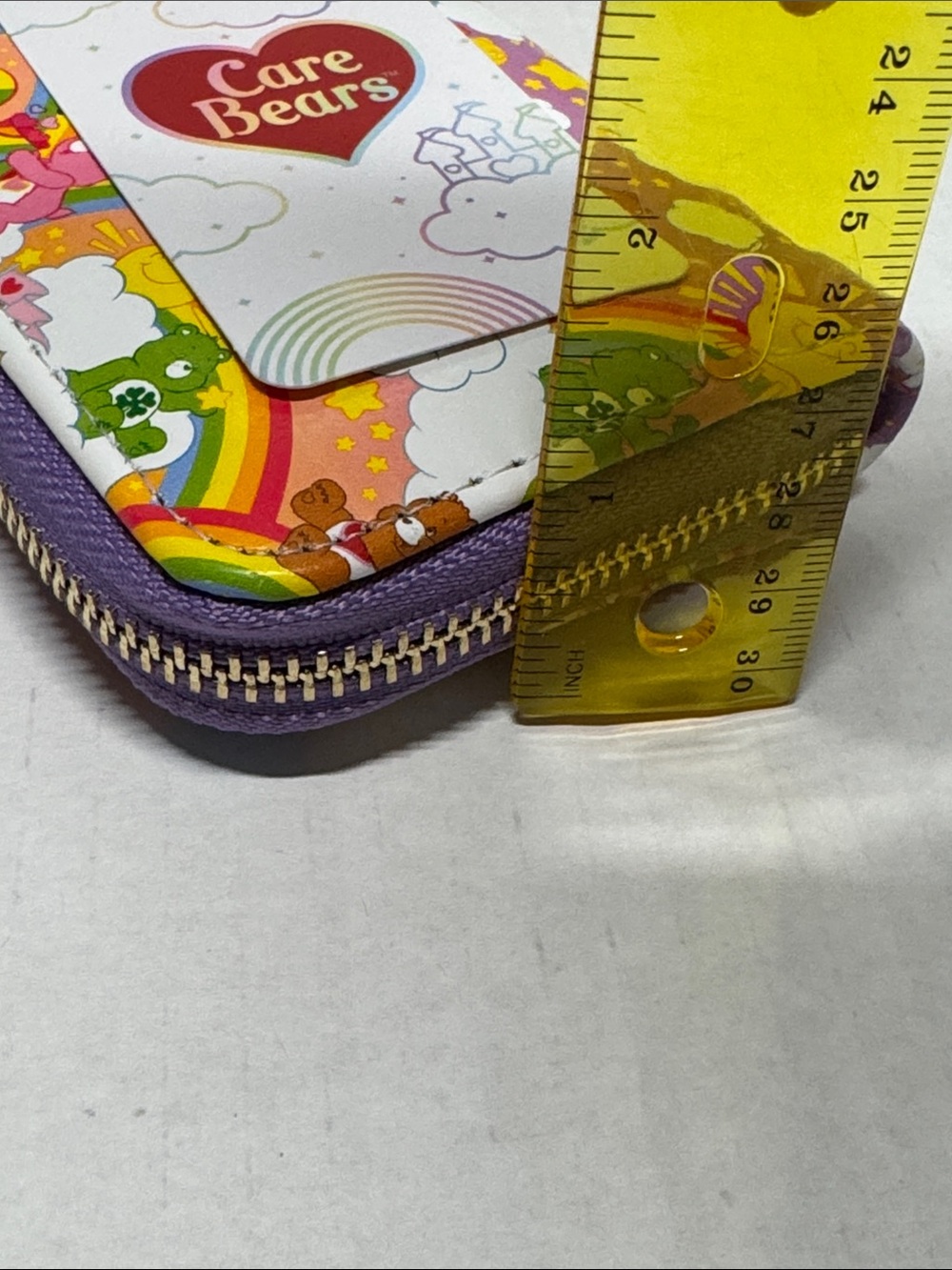 Care Bears Purple Rainbow Zip Around Wallet NWT - Picture 6 of 6